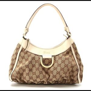 Authentic Gucci Abby Shoulder Bag GG canvas Y2K
